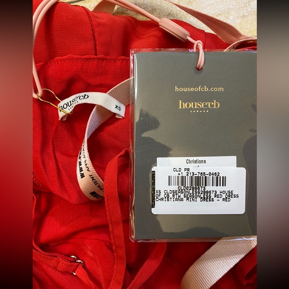 NWT HOUSE OF CB Christiana Floral Minidress - Picture 7 of 7